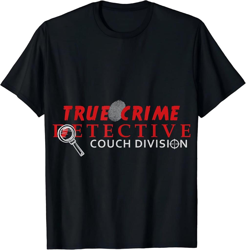 Футболка для фанатов true crime «Детектив из дивана»