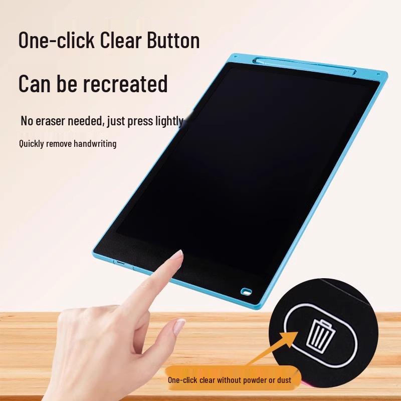 Kids' LCD Writing Tablet - Erasable Drawing & Color Painting Toy