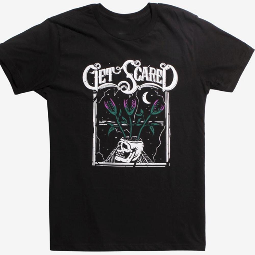 New Get Scared Skull flower Gift For Fans Shirt RS59_19 Unisex T-Shirt