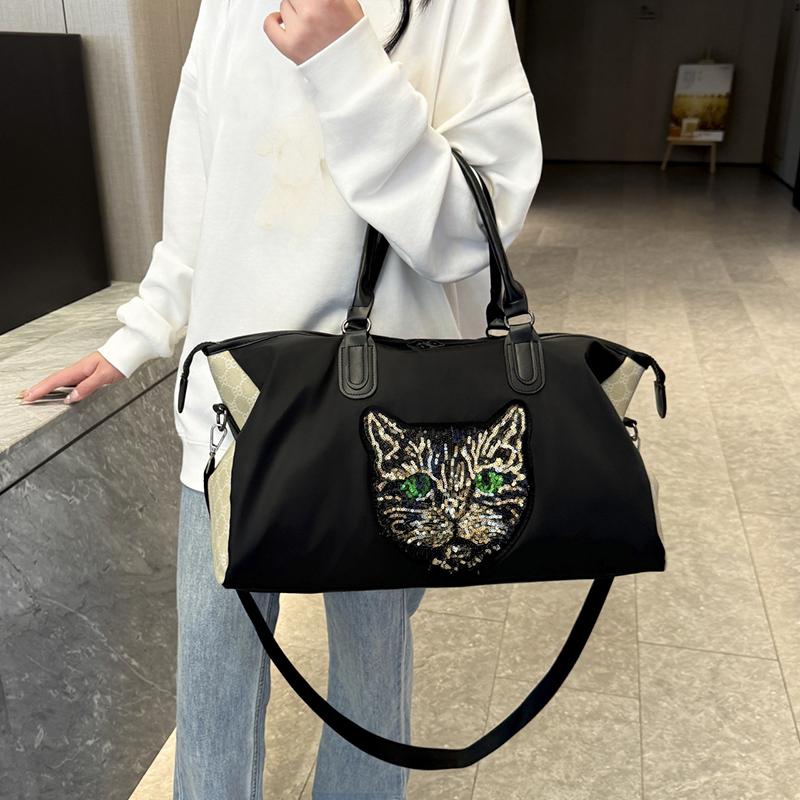 Большая вместительная дорожная сумка для женщин, спортивная сумка для йоги и фитнеса, студенческая сумка-органайзер на одно плечо, дорожная сумка для коротких поездок