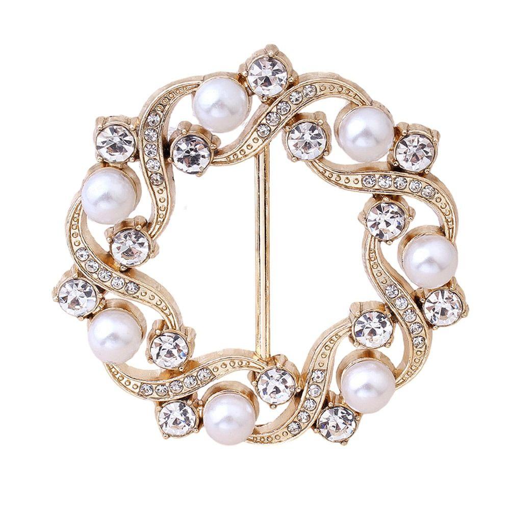 4 шт. Многофункциональная клипса-брошь для футболки, кольцо для шарфа, пряжка для шали, пряжка для шарфа, пряжка для талии