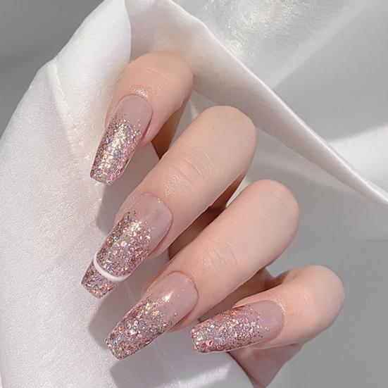 Nail Glitter Powder Rhinestones Sequins DIY Nail Art Mixed Sizes Nail Decoration Manicure Glitter Flake Nail Supplies