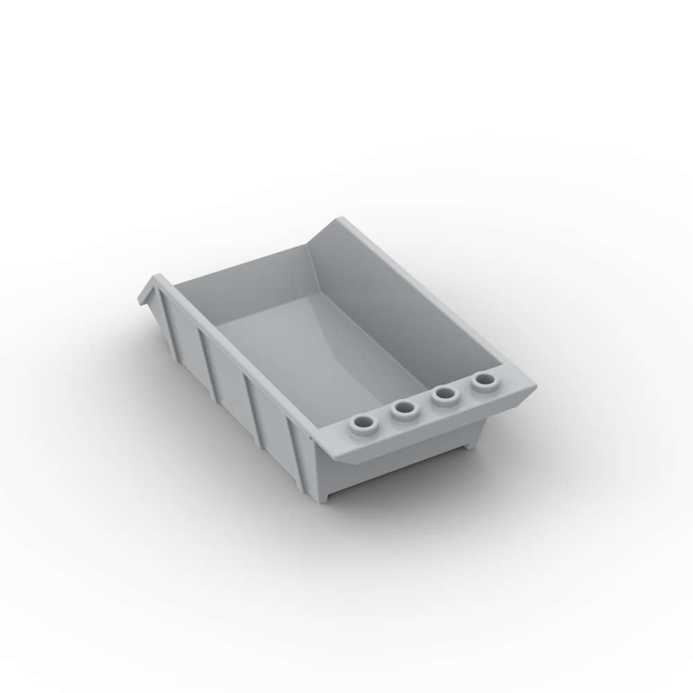 MOC 1 шт. 4080 Самосвальная платформа 4x6 Автомобиль Строительные блоки Набор Фургон Погрузочные реквизиты Обучающие блоки Игрушка Дети Детские подарки на день рождения