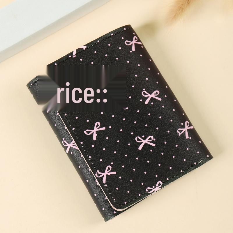 Короткий кошелек-бабочка японско-корейский: Многофункциональный кошелек для монет и держатель для карт с отделениями для документов