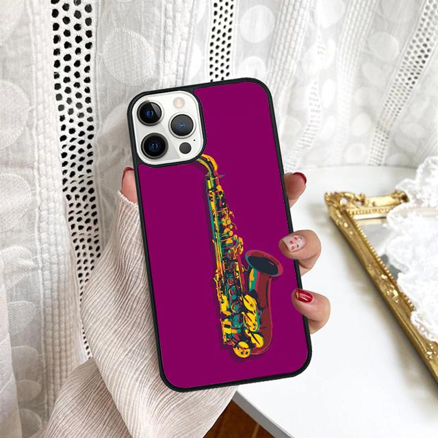 Saxophone Music Phone Case For Samsung Galaxy S10 S22 S23 S24 Note 10 20 Lite S20 Plus S21 Ultra Back Cover