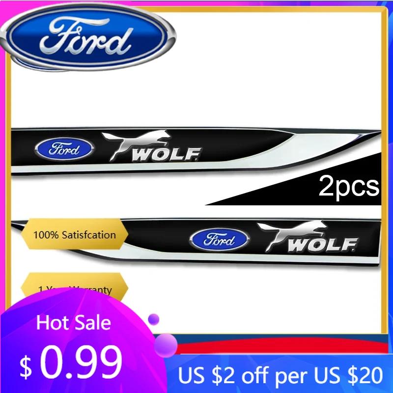 Car Sticker 2026 For Ford 2PCS Side Sports Decals Car Body Decoration Stickers For Ford Focus 2 3 1 Fiesta MK1 MK2 MK3 MK7 Fusio