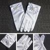 Dance Performance Stage Gloves Full Finger Mittens Wedding Flower Girl's Gloves Princess Gloves
