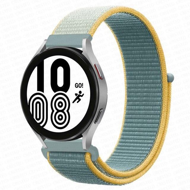 Band For Samsung Galaxy Watch 4 3 Classic 5 Pro Active 2/Gear S3 Nylon Loop Correa Bracelet Huawei Watch GT 2 3 Strap 22mm 20mm
