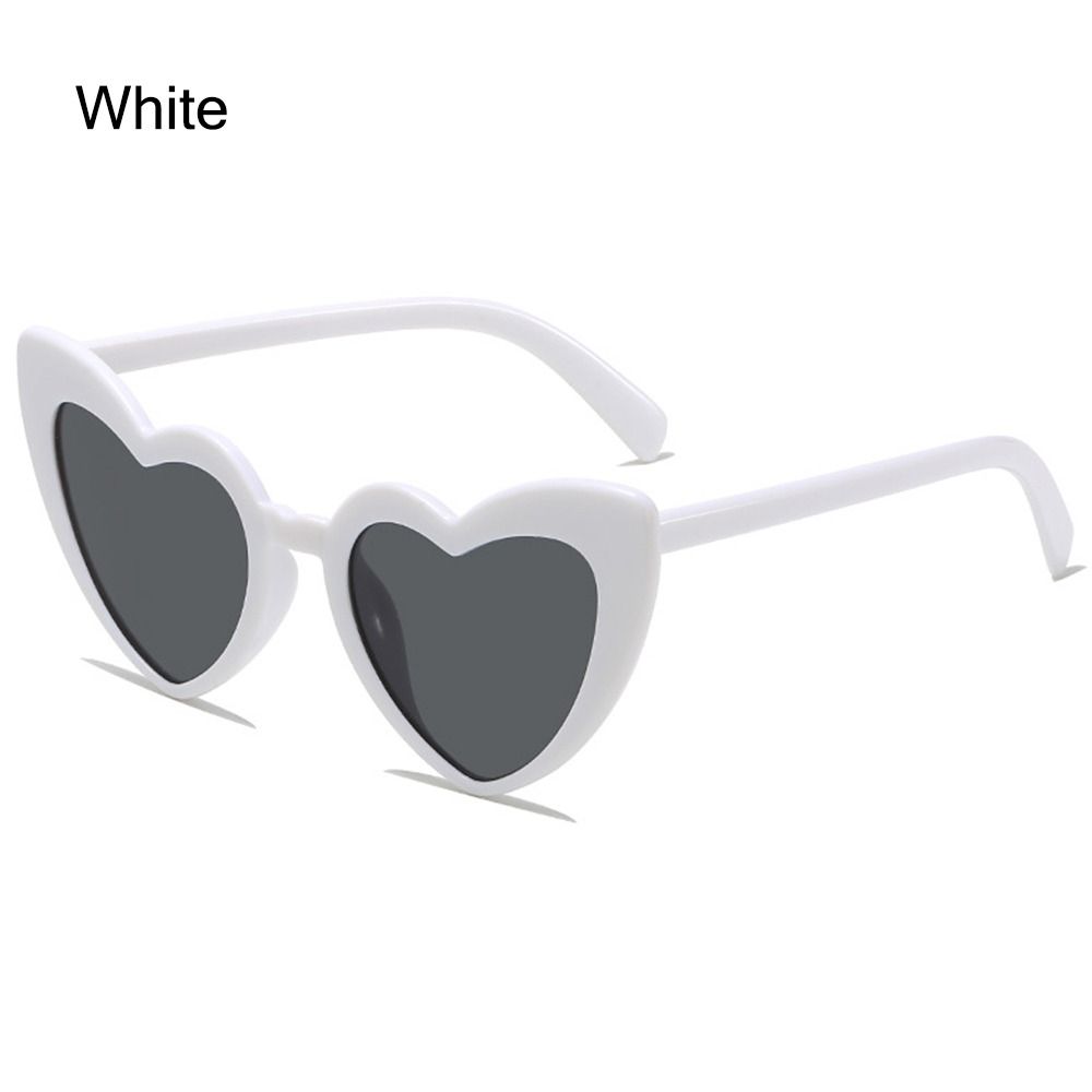 Vintage Heart-Shaped Sunglasses UV Protection Eyewear for Party, Balls, and Photo Props for Women
