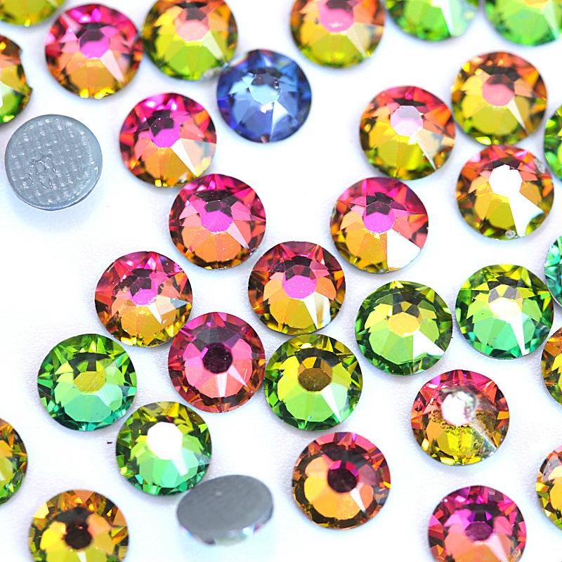 High Imitation Austrian Glass Hot Diamond Rhinestone Hot Melt Adhesive Eight Big Eight Small Diy Creative Clothing Accessories