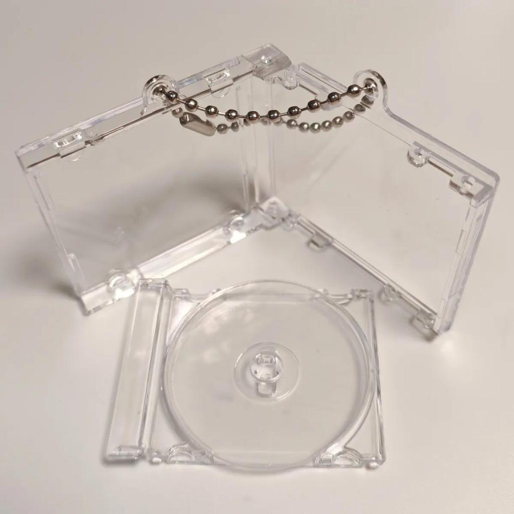 Acrylic CD Case Keychain Pendant - Custom Star Album Merchandise with NFC Support