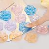 10Pcs Kawaii Cat Paws Squeeze Toys Soft Realistic Jelly Glitter Cat Paws Transparent Squeeze Toys Kids Adult Gifts