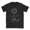 The Science Of 20 Sided Dice T Shirt Men's 100% Cotton Funny T-Shirts Dungeon Dragon DnD Tee Shirt Short Sleeve Tops Adult