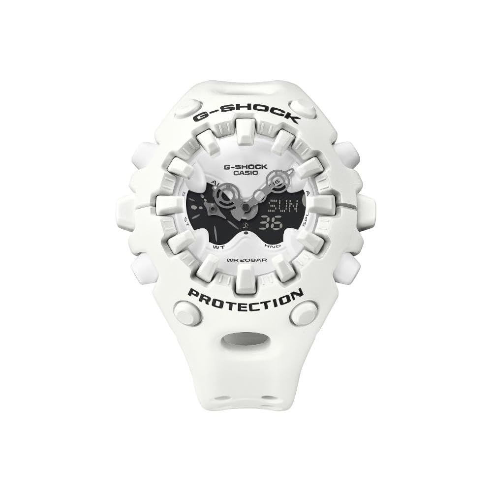Casio G-Shock Серия GA-V01 Аналогово-цифровые часы Белый Бампер Индекс Мужские Международная модель