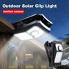 2Pack 90LEDs Solar Lights Outdoor Clip-on Motion Sensor Lights 3 Mode IP65 Waterproof Security Light For Fence Deck Wall Garage Patio