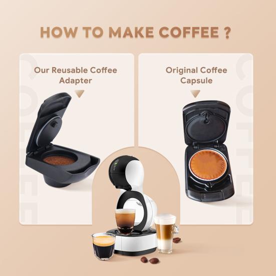 Многоразовый держатель для кофейных капсул для машины Dolce Gusto DG325, многоразовый