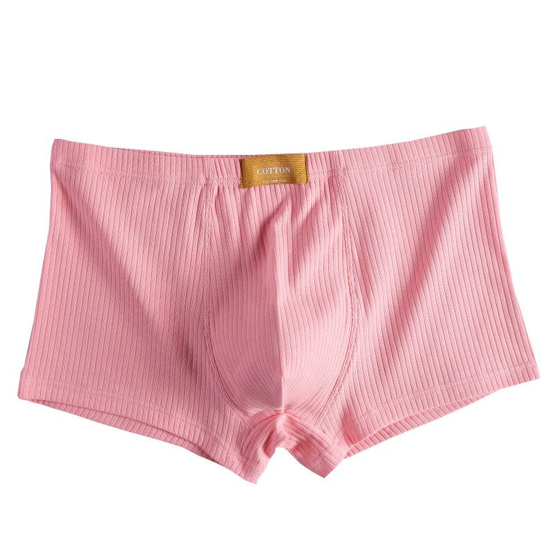 Мужское дышащее белье с четырьмя углами, мужское хлопковое удобное белье больших размеров с плоскими углами