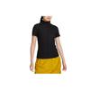 Nike Dri-Fit Tech Pack Adv Half High Neck Pullover Casual Round Neck Short Sleeve Drop Shoulder T-Shirt Women T-Shirt Black DQ6676-010