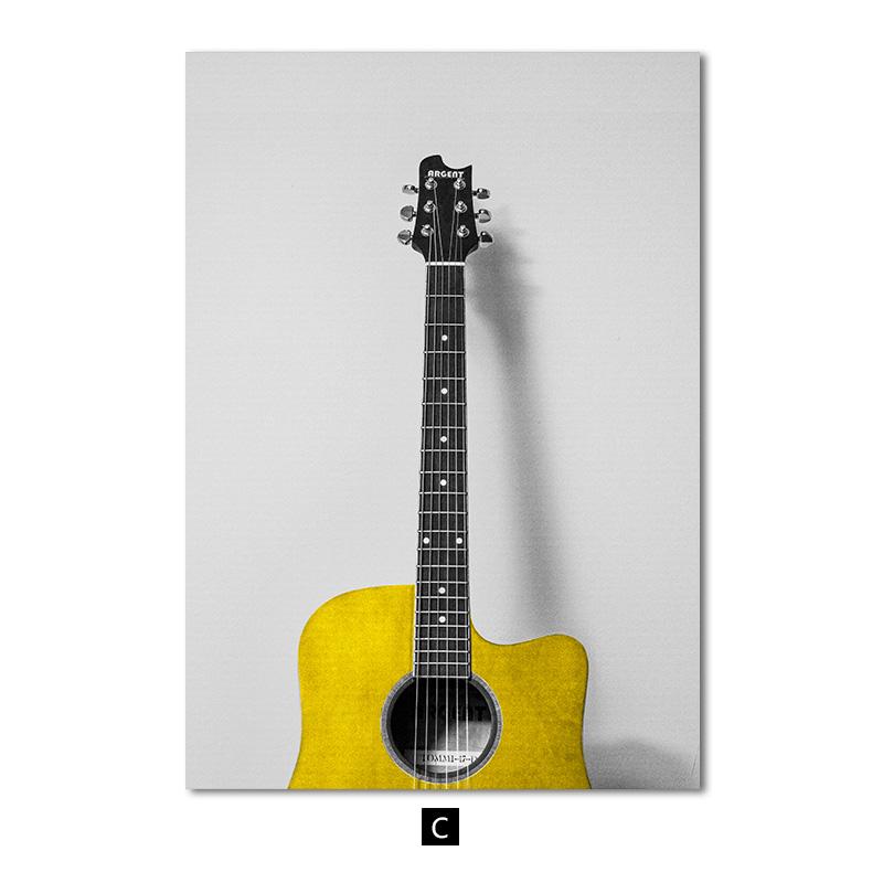 Скандинавский Париж, Эйфелева башня, холст, картина, пейзаж, настенный постер, гитара, розы, цветы, художественный принт, современная гостиная, украшение для дома