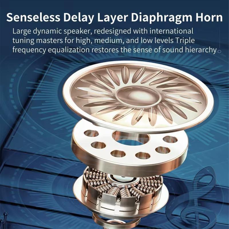 Невидимые наушники для сна Беспроводные наушники Bluetooth 5.3 Активное шумоподавление Водонепроницаемые гарнитуры Стереозвуковые наушники