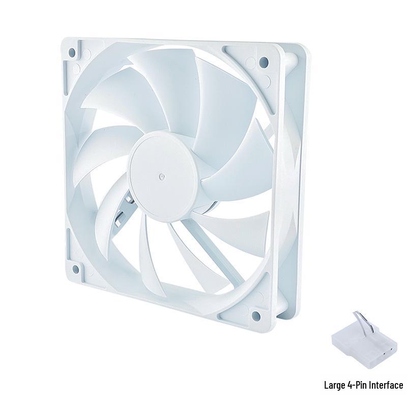 Бесшумный светодиодный 120-мм 4-контактный вентилятор для охлаждения корпуса