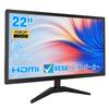 Touch Panel IPS FHD Touch Panel Computer HDMI VGA VESA Wall Black 22-inch Monitor, 1920x1080P, 10-Point Display, Ports, Built-in Speakers, Mountable,