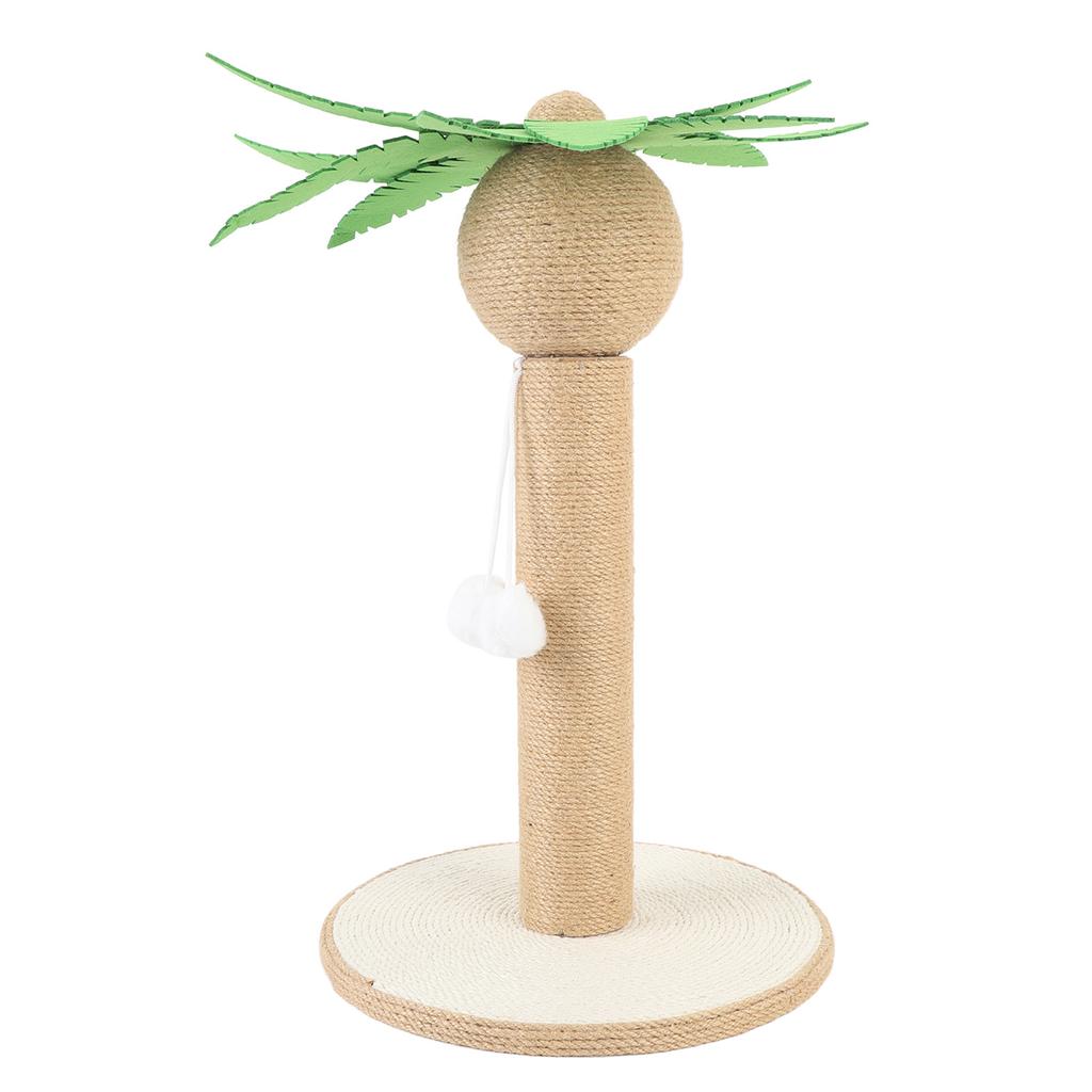 Cat Scratching Post Sisal Cute Look Space Saving Stable Structure Cat Tree Scratch Post for Home Ind