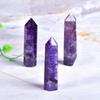 Purple Hexagonal Crystal Prism - Polished Column