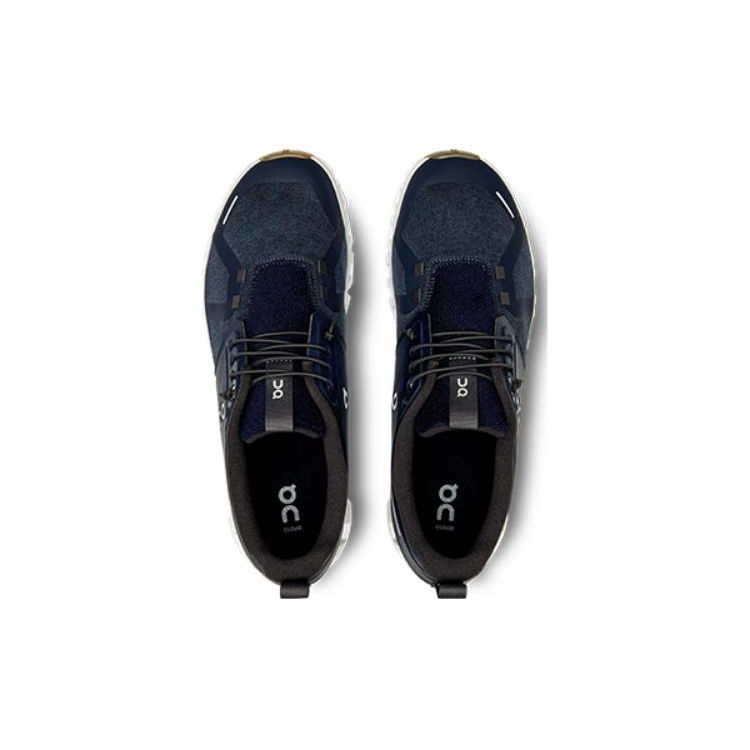 On Running Кроссовки Cloud 5 Terry Midnight White Мужские 3MD30220692