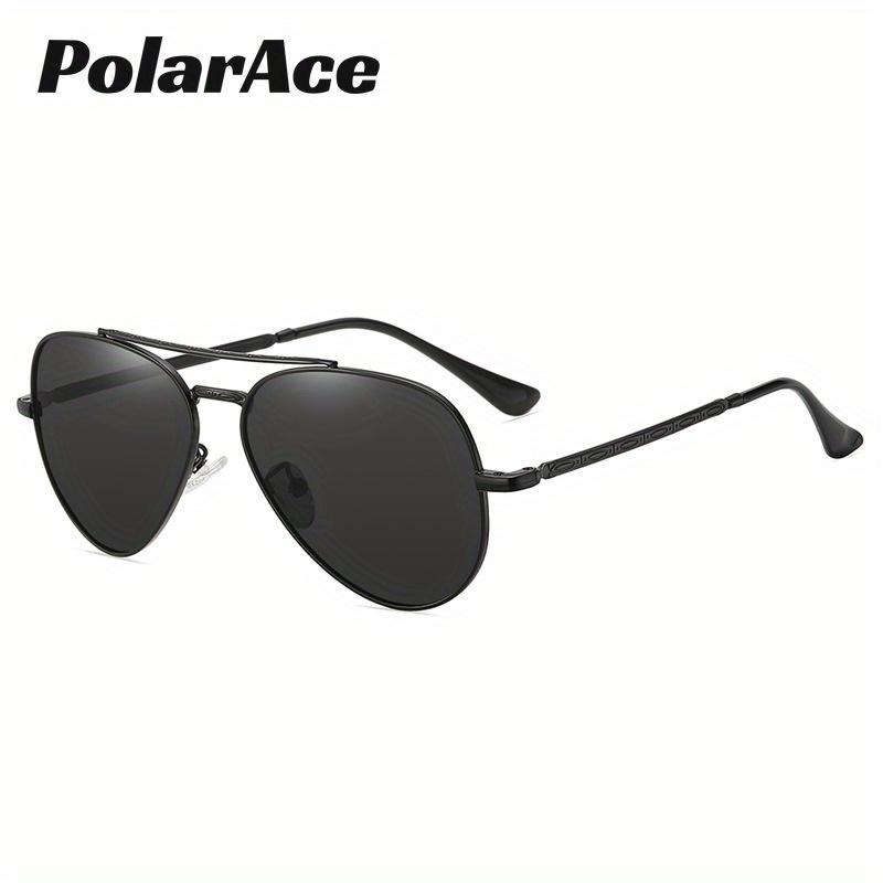 PolarAce Unisex Outdoor Metal Trend Polarized Toad Mirror Driving HD Polarized Sunglasses, UV400