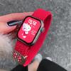 Bow Nylon Braided Magnetic Buckle Strap For Applewatch Apple Watch Iwatch1098Se