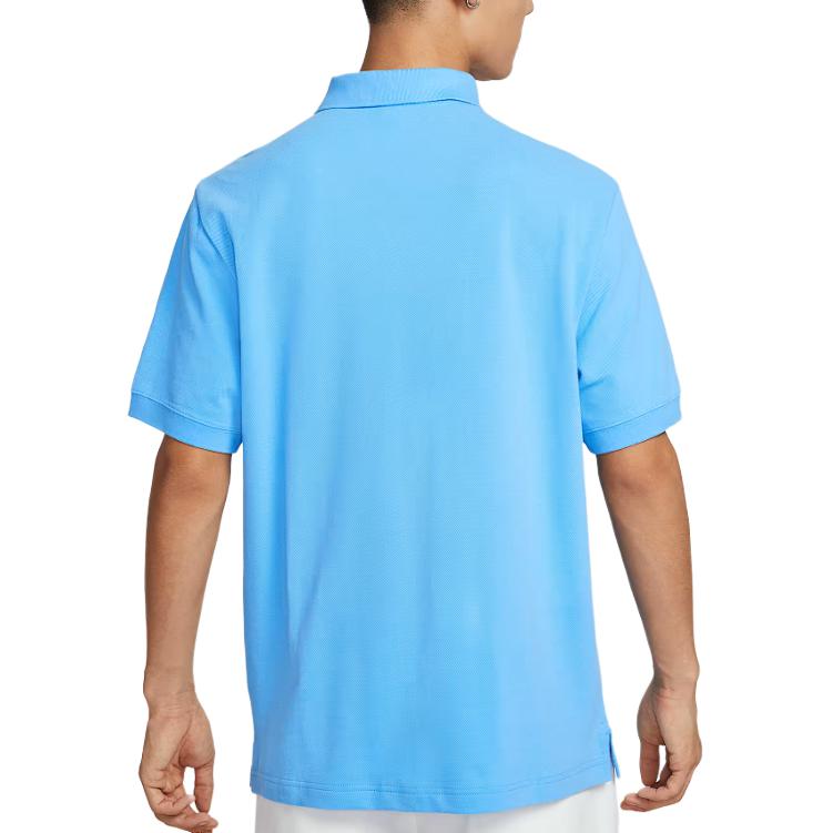 Nike Мужские футболки-поло Синие Умеренные FN3895-412