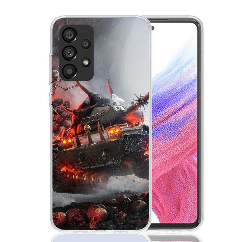 World of Tanks Phone Case For Samsung Galaxy A17 A16 A14 A15 A13 A57 A56 A54 A55 A53 A37 A36 A34 A35 A33 A26 A24 A25 A23 Galaxy