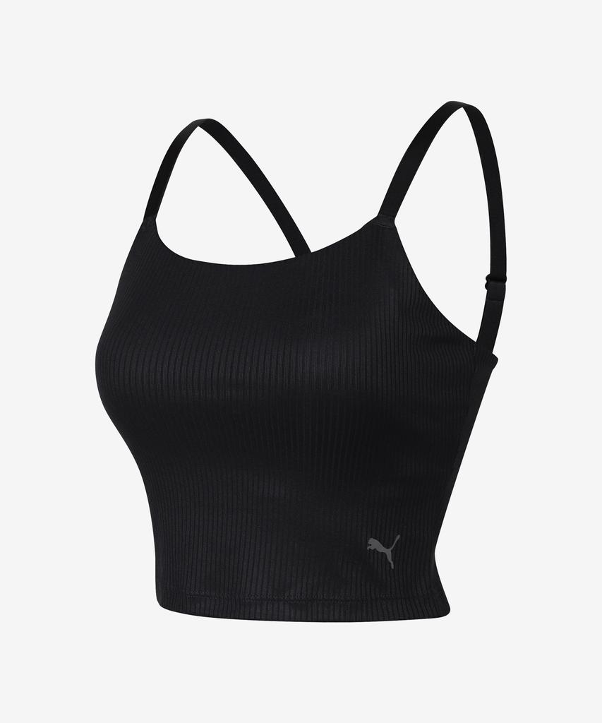 PUMA BODYWEAR [3 шт.] Женский укороченный топ-бра в рубчик Drycell