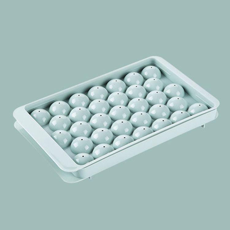 Round Ball Ice Grid 33 Grid Plastic Ice Cube Mould Refrigerator Ice Hockey Mould Ice Box Round Ice Mould Ice Box