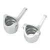 2Pcs RC Steering Cup Aluminum Alloy 1/8 Steering Cup for ZD Racing 08421 08423 08425 08426 08427 08428 Silver