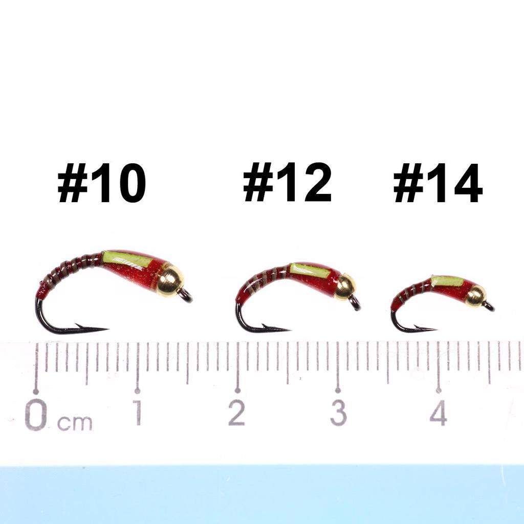 40 шт. латунная голова павлина Herl Buzzer Fly Ice Fishing приманка для ловли нахлыстом нимфа личинка для форели, окуня, синежабрной рыбалки