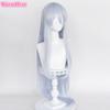 Yoisaki Kanade Synthetic Hair Anime Long 80cm/100cm Light Blue Cosplay Wigs Heat Resistant Hair Halloween Party Wigs + A Wig Cap