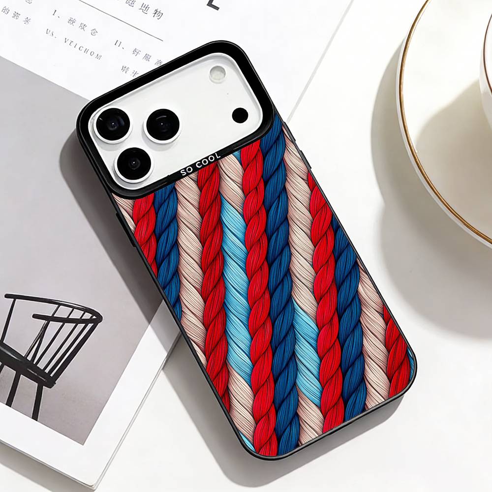 Модный Абстрактный Чехол для Телефона Для iPhone17,16,15,14,13,12,Pro Max Черный Цветной Чехол для Телефона