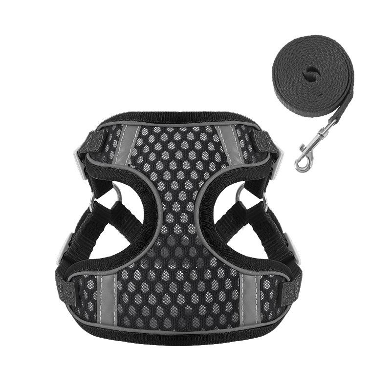 Домашняя кошка собака поводок жилетного типа дышащая нагрудная шлейка для выгула кошачья веревка кошачья цепь против побега