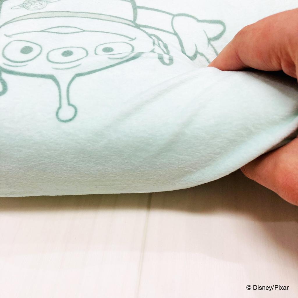 MORIPiLO Morishita подушка с эффектом памяти, история игрушек, инопланетянин, 15x31 см, поддержка талии, поддержка спины, плюшевая подушка Disney Pixar, пастельно-зеленая 4621194