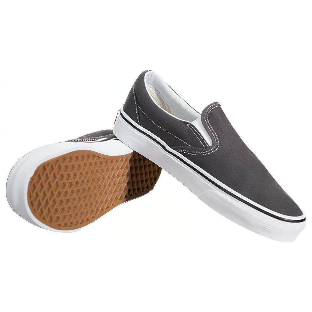 Vans Классические слипоны графитового цвета унисекс серые VN000EYECHR