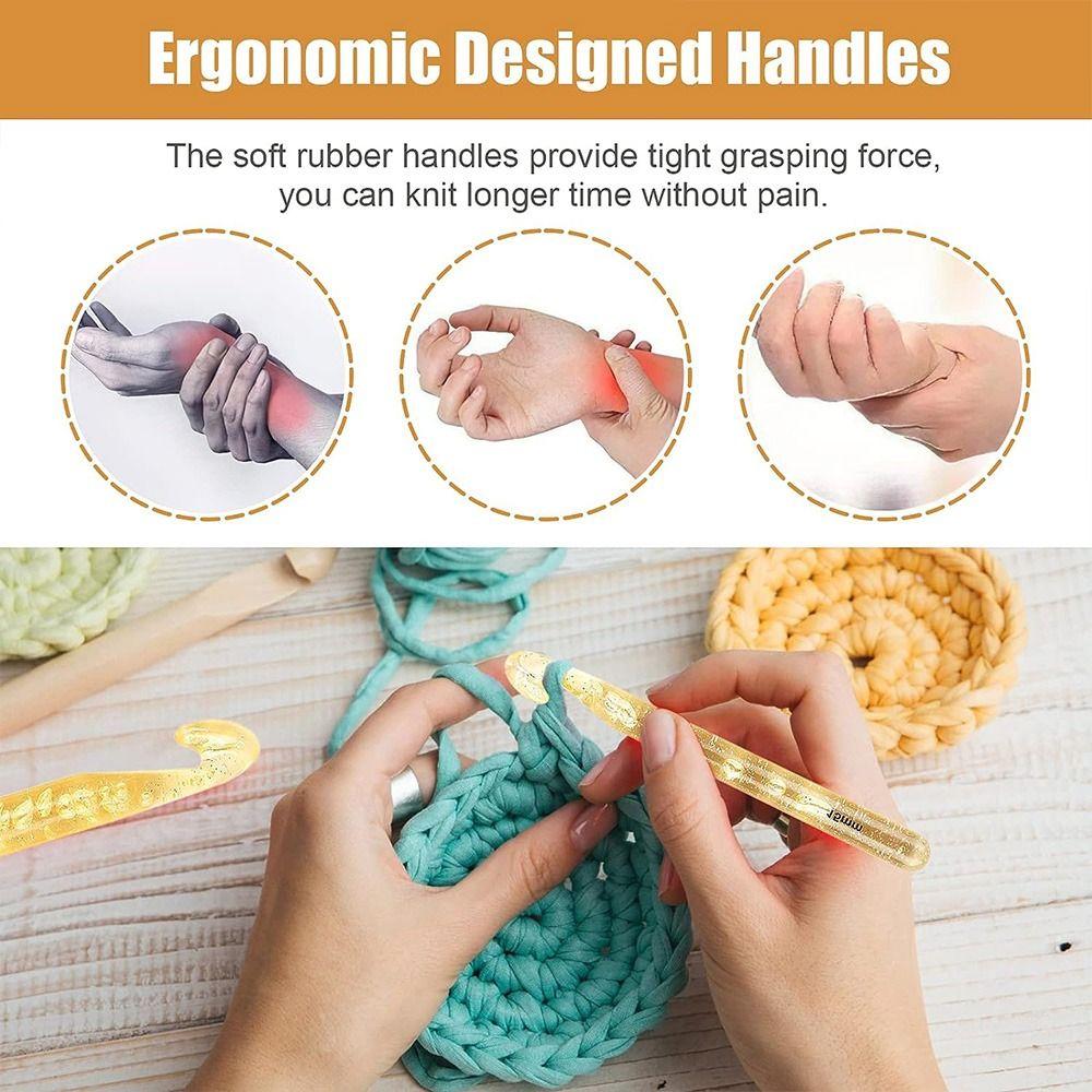 Длинные крючки для вязания Крючки для вязания из пластика Новые крючки для вязания DIY Швейные принадлежности