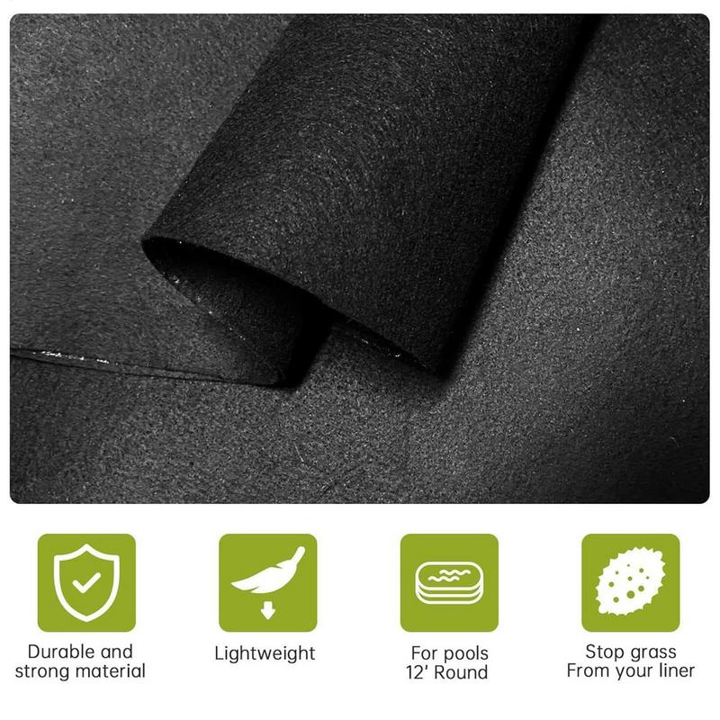 Садовая подкладка для наземного бассейна, подкладка для пола бассейна, устойчивая к проколам, уличная водонепроницаемая подкладка для пруда для плавательных бассейнов