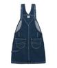 Lee Women'S Denim Overalls Skirt Indigo Dark