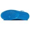 Кроссовки мужские Air Jordan 1 Mid University Blue Black Белый DQ8426-401