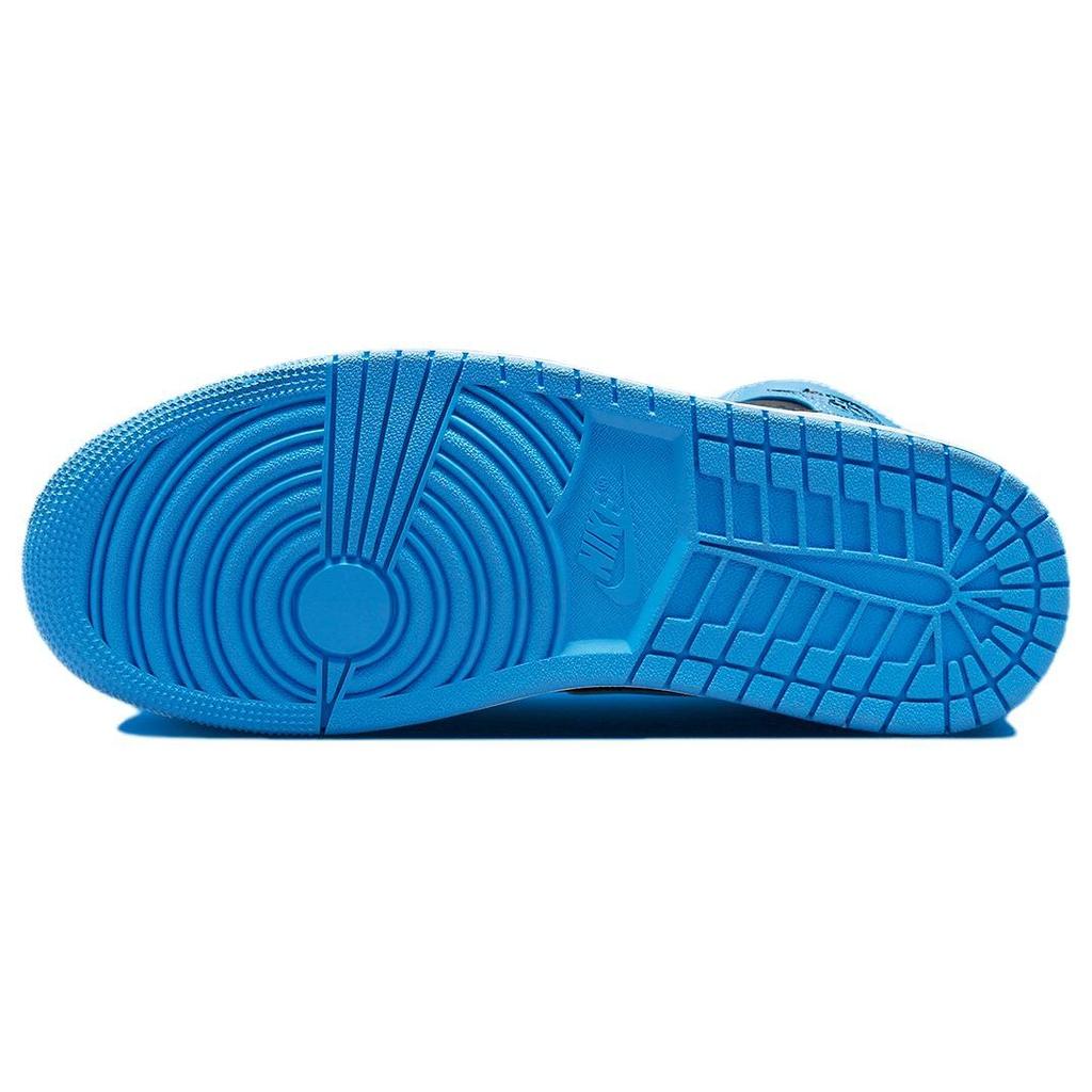 Кроссовки мужские Air Jordan 1 Mid University Blue Black Белый DQ8426-401