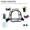 See Through Ladies Shoulder Bag Waterproof Amazing Top Handle Clear Messenger Bag