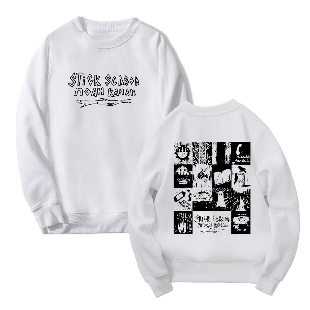 NOAH KAHAN Stick Season 2023 World Tour, толстовка большого размера, женский пуловер унисекс с длинными рукавами, свитшот с круглым вырезом, повседневный спортивный костюм