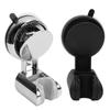 2pcs Suction Shower Head Holder Handheld Showerhead Holder Shower Wand Wall Suction Bracket for Home Black Silver